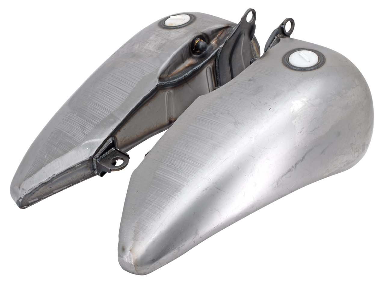 Zodiac Stretched Flat-Side Tanks for Softail Models – Gas- & Oil Tank