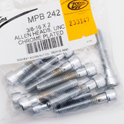 Midwest Acorn Nut Company Chrome Plated Allen Head Screws Assortment Knurled – Hardware