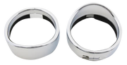V-Twin Frenched Visor Style Spotlight Trim Rings – Electric & Light