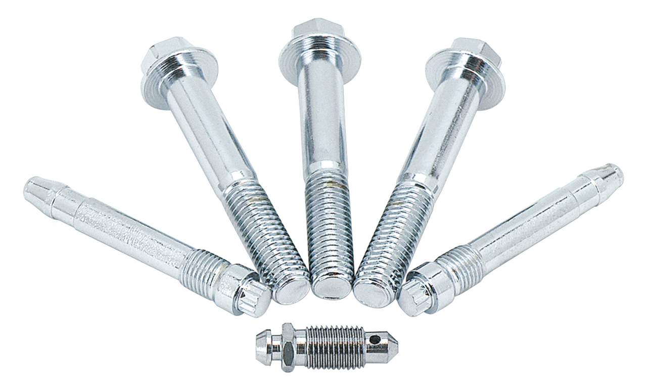 Zodiac Chrome Front and Rear Brake Caliper Hardware