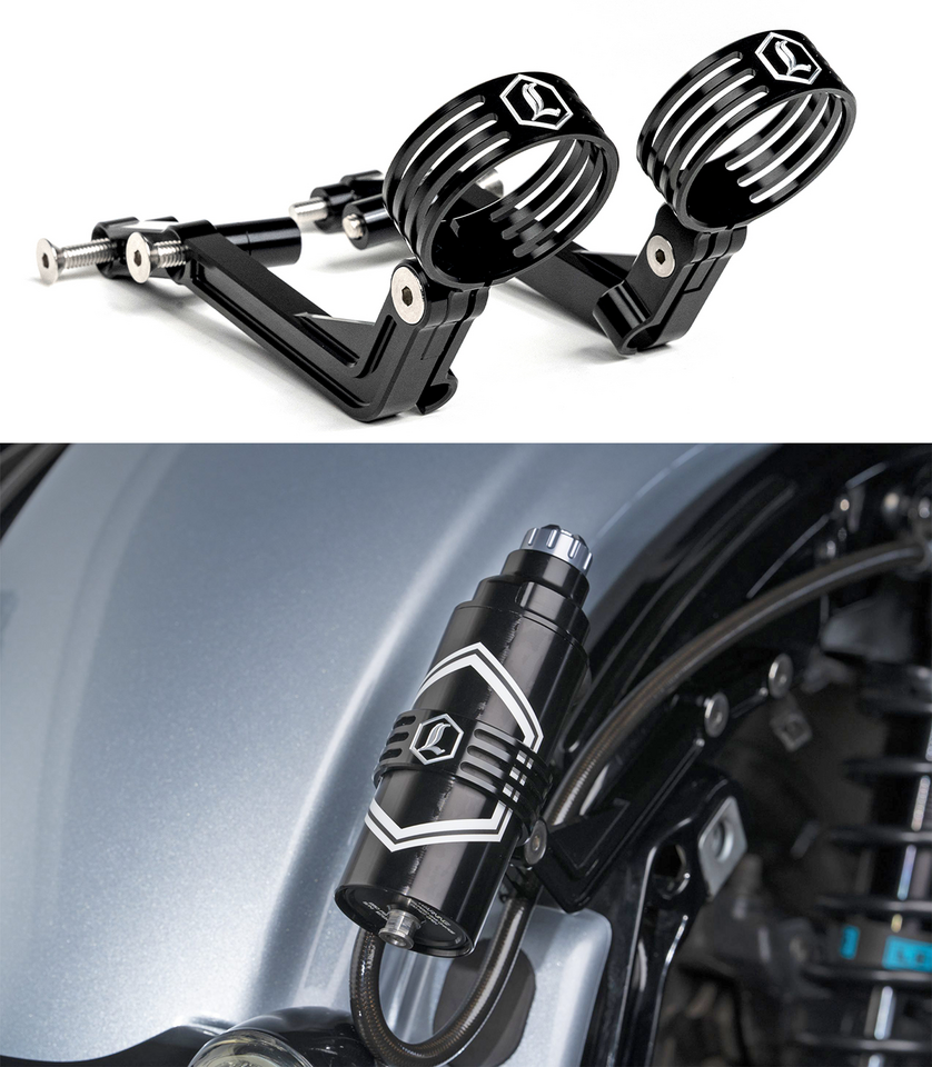 Legend Suspension Revo-Arc Adjustable Shocks Remote Reservoir – Frame & Rear Suspension