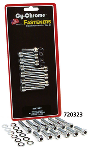 Midwest Acorn Nut Company Chrome Rocker Cover Screw Kits – Engine