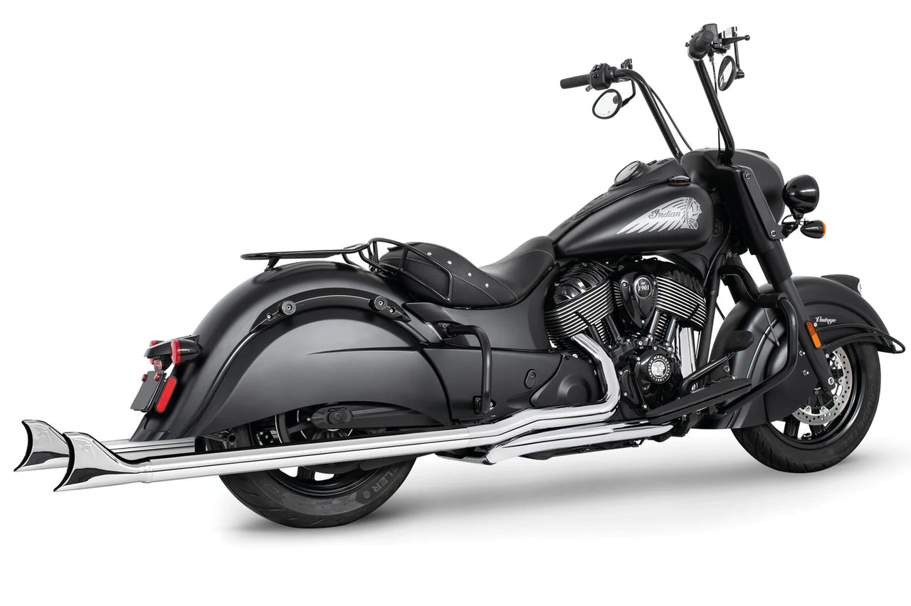 Freedom Performance Exhaust Sharktail True Duals for Indian Powerplus & Thunderstroke