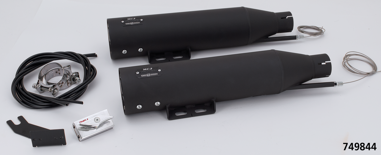 Mcj Adjustable Mufflers for Milwaukee Eight Softail – Exhaust