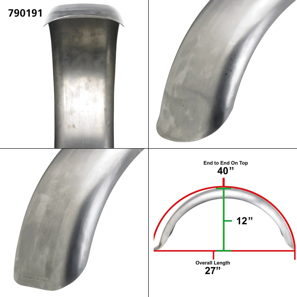 Lowbrow Customs Universal Steel Rear Fenders – Fender & Struts