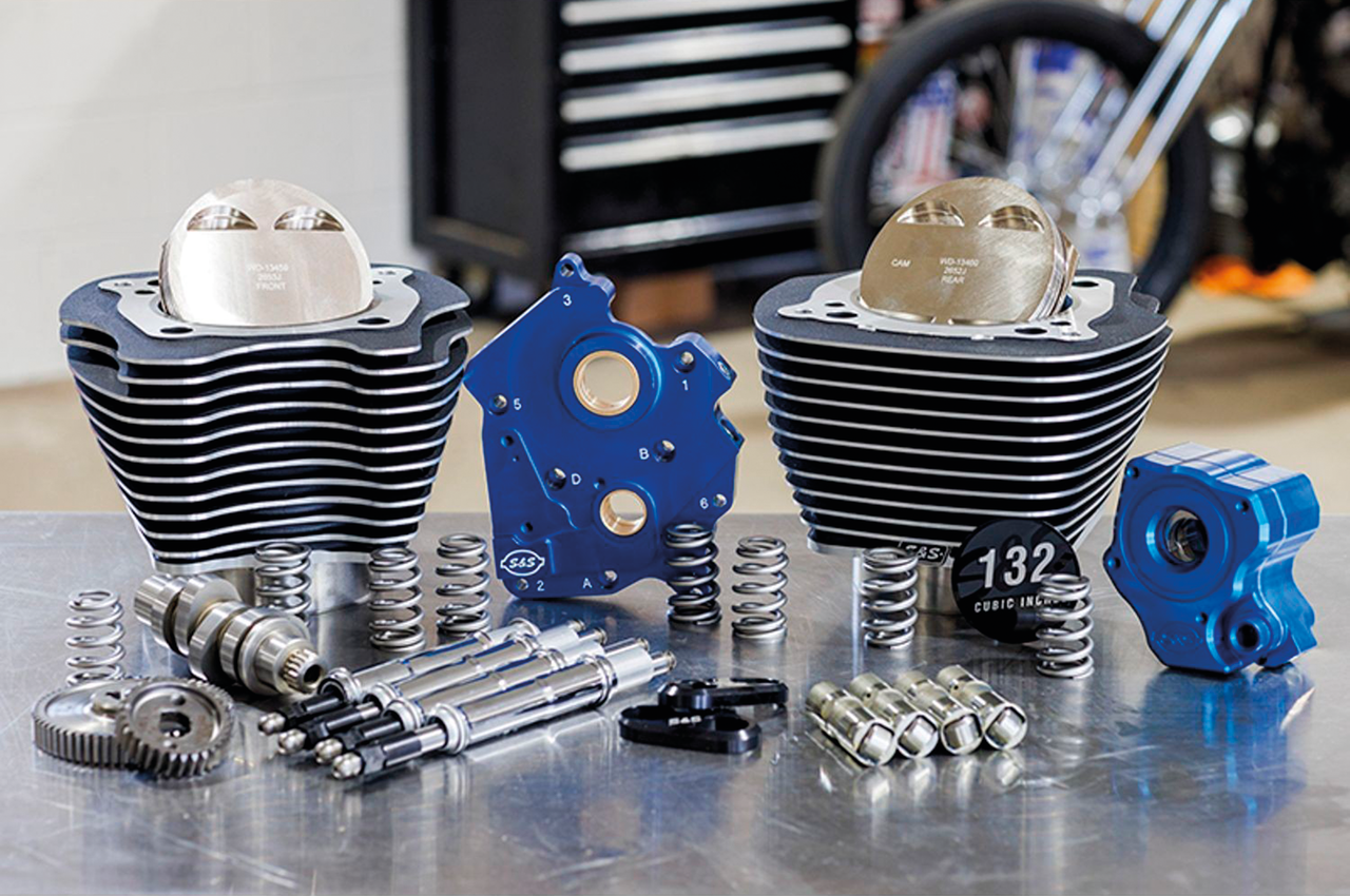 S&S 124CI, 128CI, 129CI & 132CI Power Packages for Milwaukee Eight – Engine