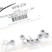 Midwest Acorn Nut Company Chrome Nyloc Nut Assortment – Hardware