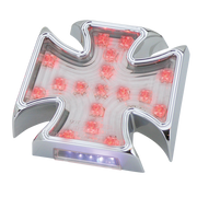 Zodiac Chrome Billet Maltese Style LED Taillight – Electric & Light