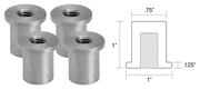 Lowbrow Customs Weld-In Tank Mount and Fuel Valve Bungs – Gas- & Oil Tank