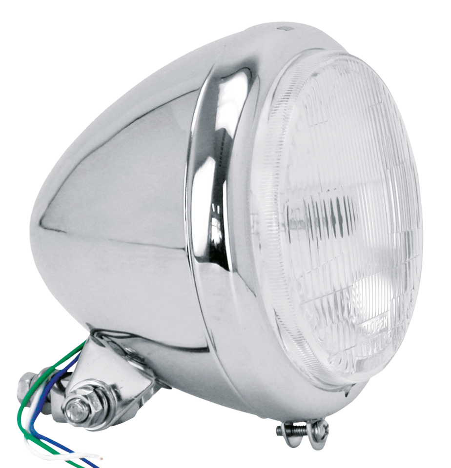 Zodiac Long Body Bottom Mount 6 1/4" Headlight – Electric & Light