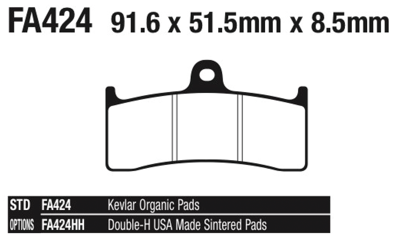 EBC Brakes International Brake Pads for After Market Calipers