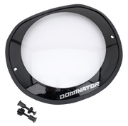 Dominator Headlight Trim and Lens Cover for FXLRST Fairing – Windshield