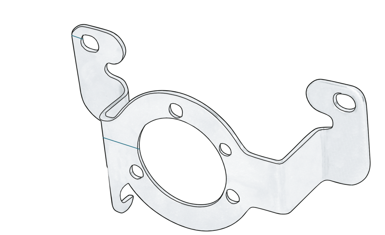 Zodiac Air Cleaner & Carburator Support Brackets – Intake
