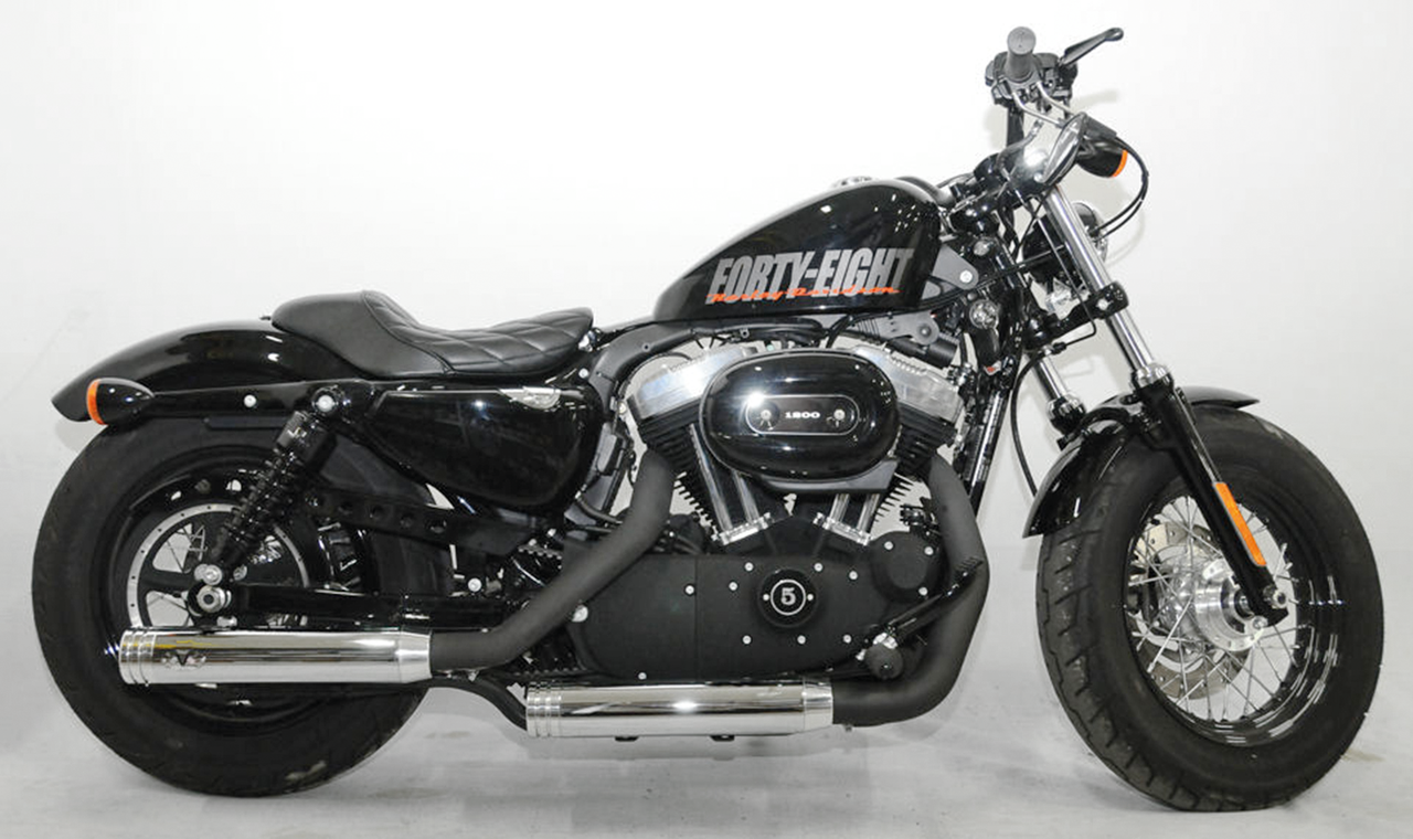 V-Performance Slip-On Mufflers for Sportster – Exhaust