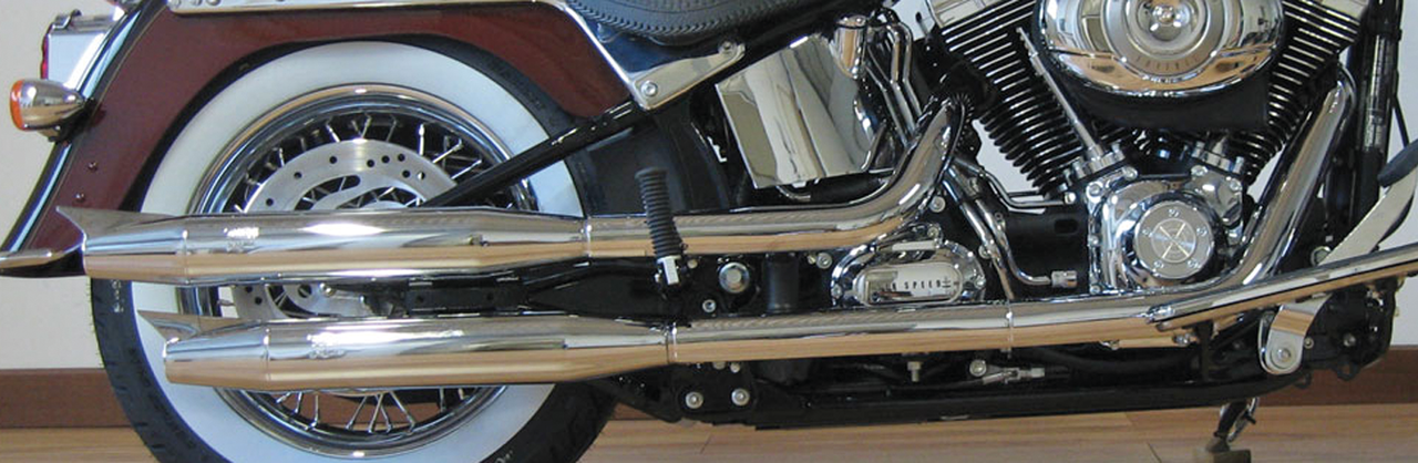 Mcj Adjustable Exhausts for Twin Cam Softail