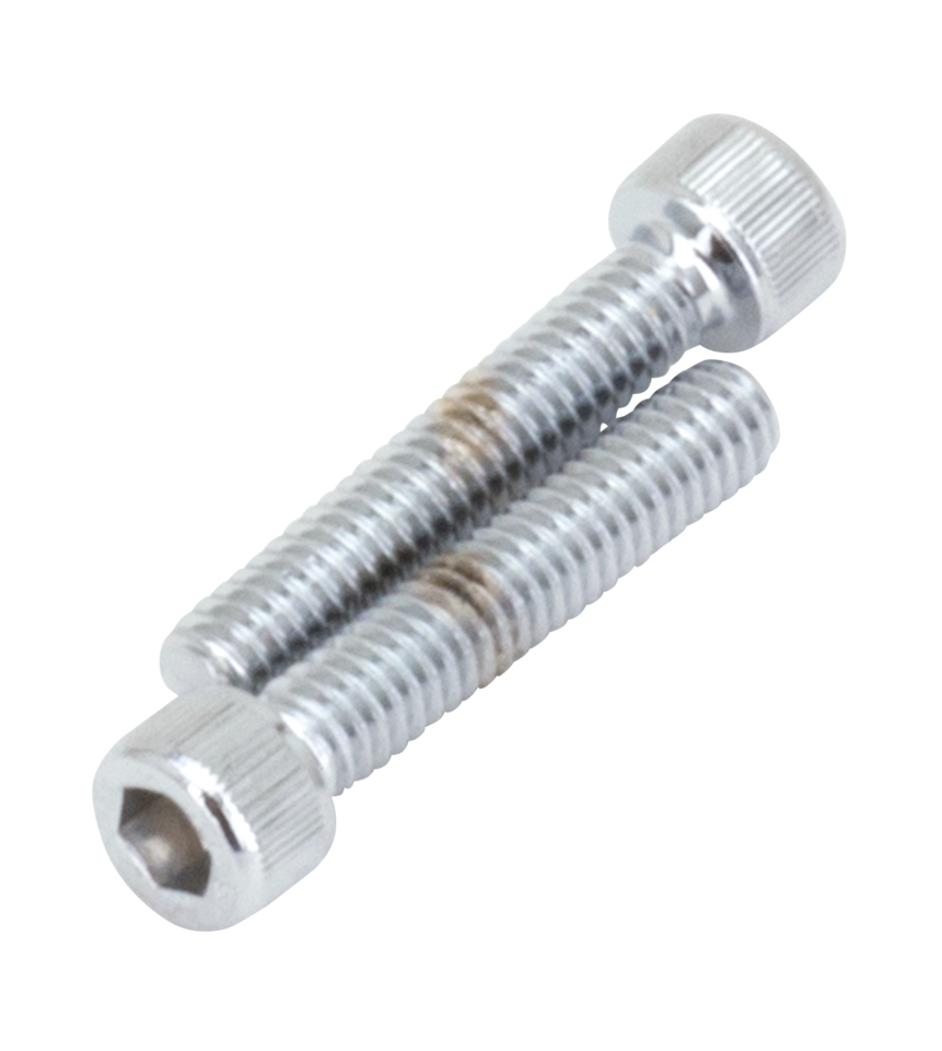 Midwest Acorn Nut Company Chrome Throttle Housing Screw Set