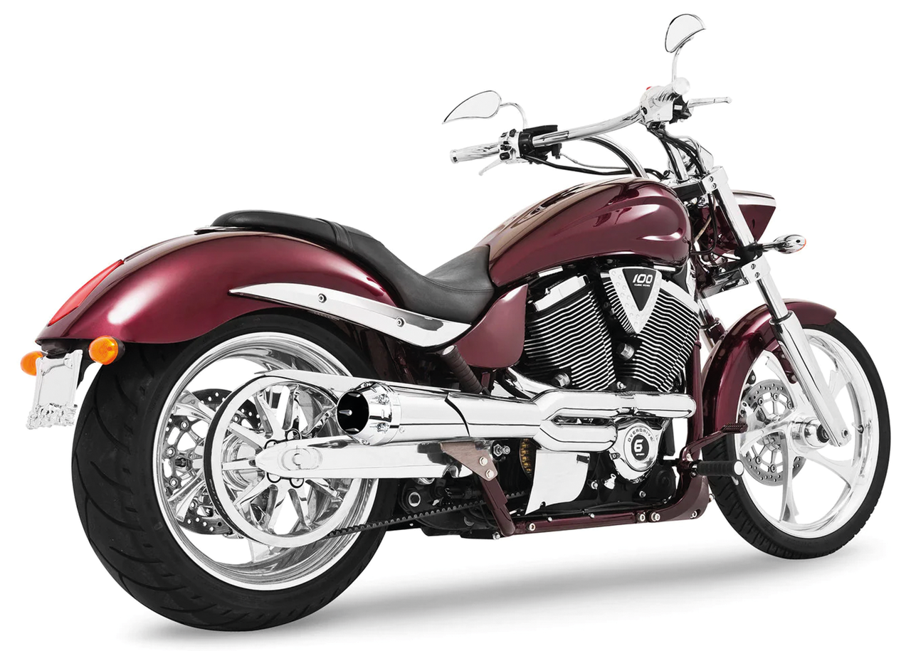 Freedom Performance Exhaust Amercan Outlaw 2-INTO-1 for Victory Jackpot & Hammer