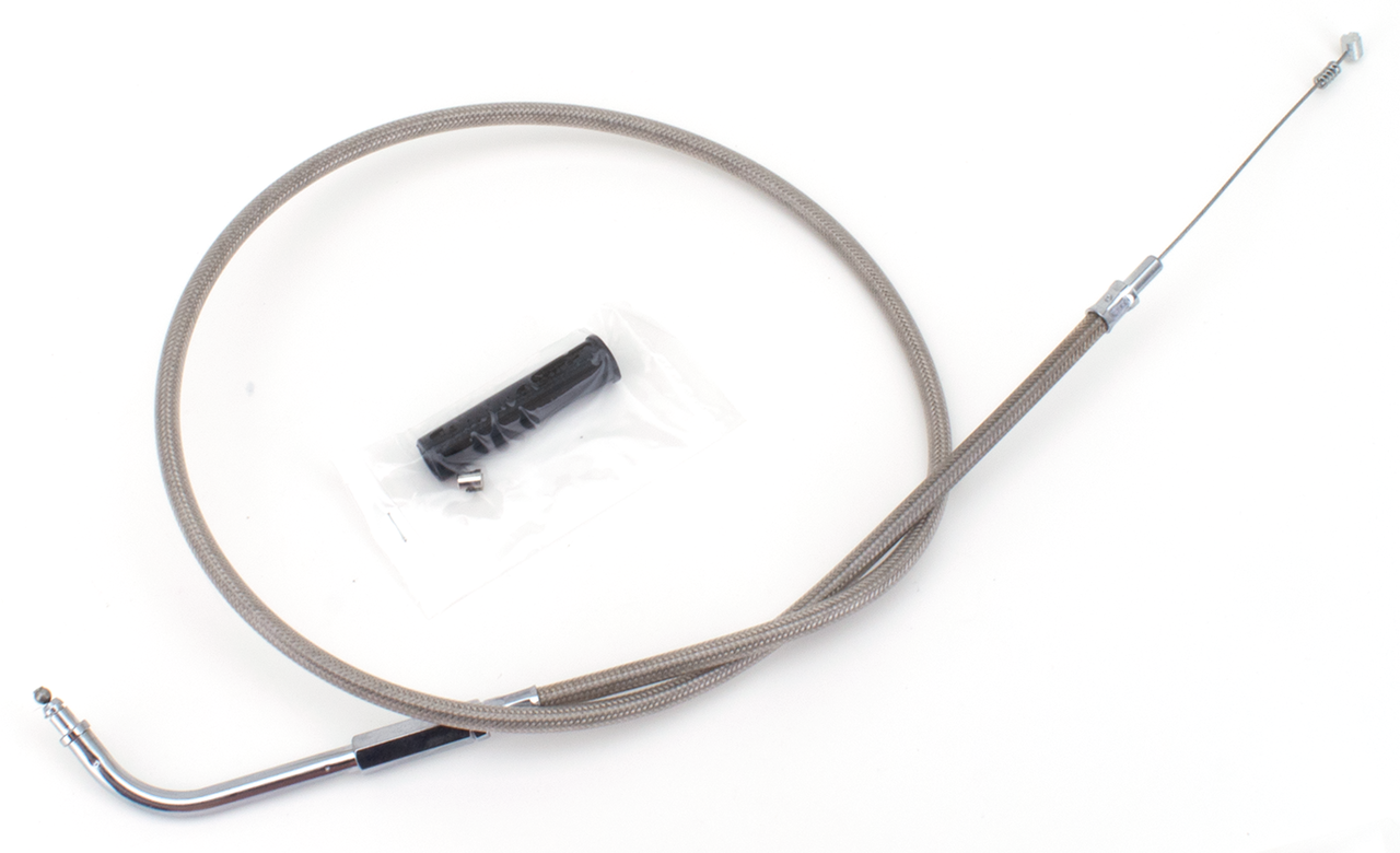 Zodiac T04 - Throttle & Idle Cable 1996-2015 Softail, 1996-2017 Dyna, 1996-2001 Carburetor Equipped Touring & 2007 to Present Sportster – Control Cables & Hydraulic Lines