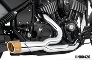 Freedom Performance Exhaust Combat Fluted 2-INTO-1 for Indian Powerplus & Thunderstroke