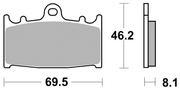 SBS Brake Pads for After Market Calipers