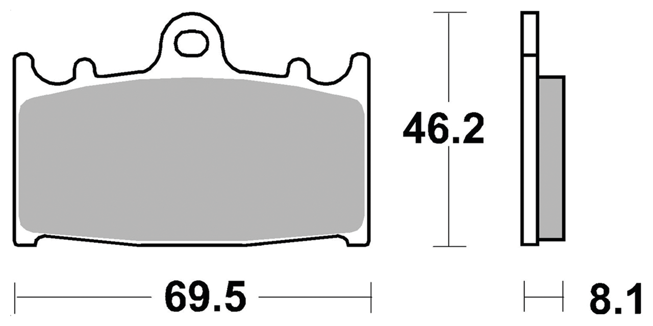 SBS Brake Pads for After Market Calipers