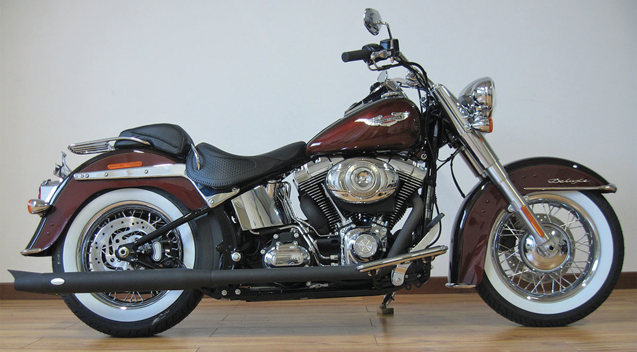 Mcj Adjustable True Dual Exhaust for Twin Cam Softail
