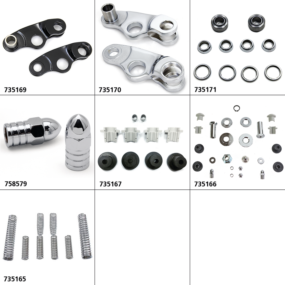 V-Twin Late Style Springer Parts – Front Forks