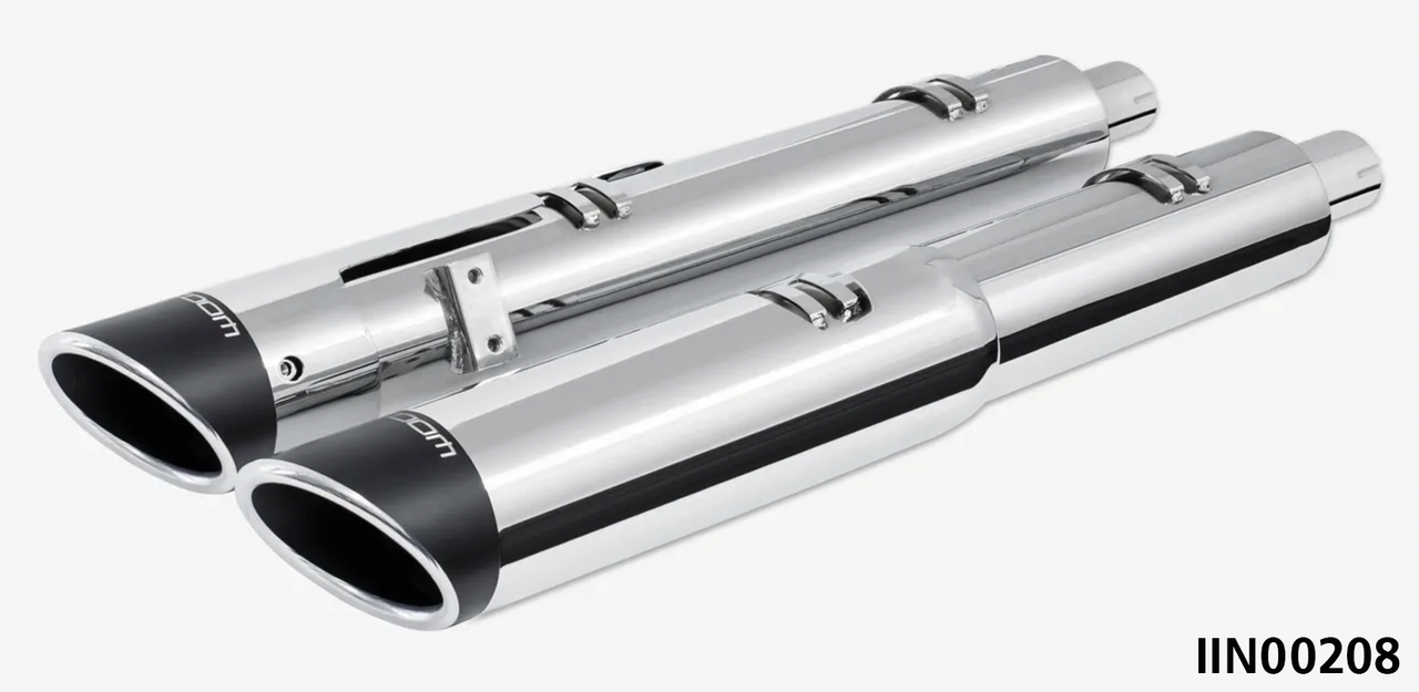 Freedom Performance Exhaust 4 1/2" Two-Step Slip-Ons for Indian Powerplus & Thunderstroke