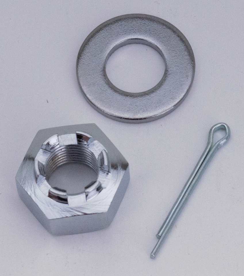 Zodiac Chrome Plated Front and Rear Axles – Wheel & Tire