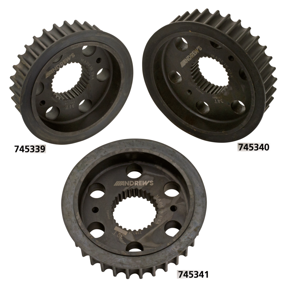 Andrews Milwaukee Eight Belt Pulleys – Final Drive