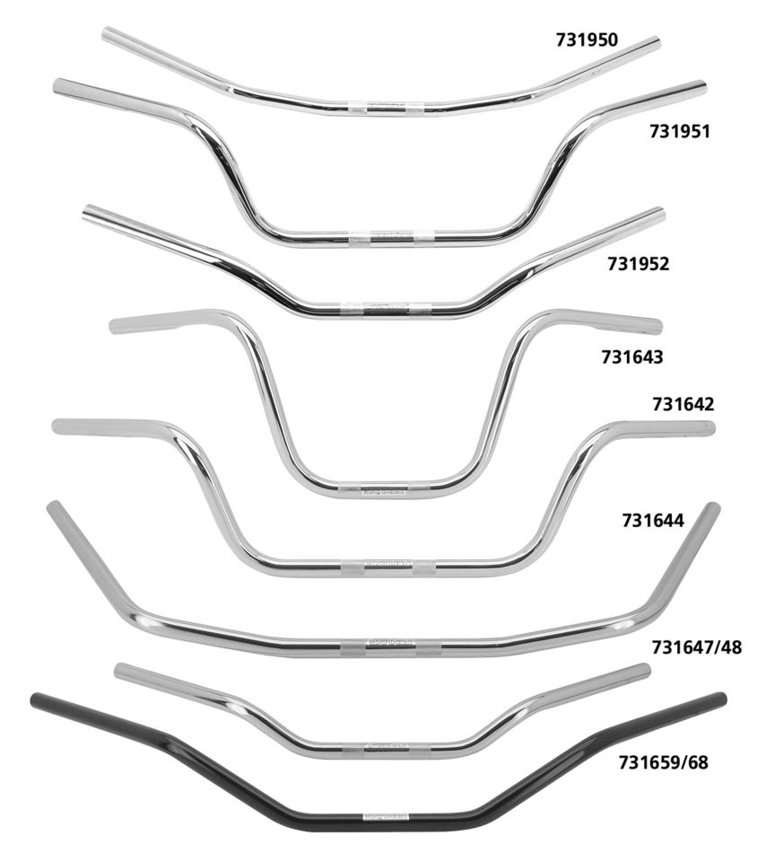 Fehling One Inch Diameter Handlebars