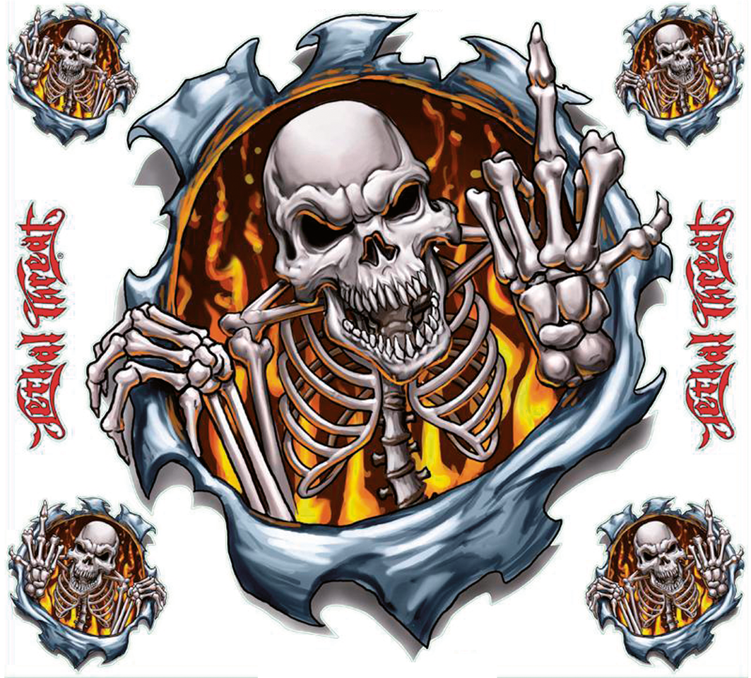 Lethal Threat "bike Tattoos" Designs and Tank Decals