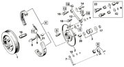 V-Twin Front Brake Parts for Old Stock Style Springer Forks