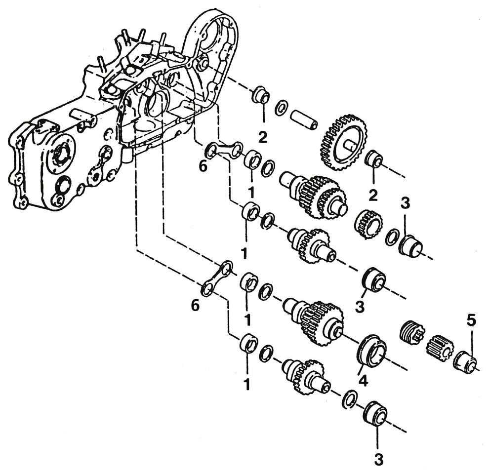 Eastern MC Parts Camshaft Gear Case Bushings, Bearings and Thrust Plates – Engine