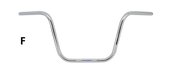 CRC Fehling One Inch Diameter Apehanger Handlebars