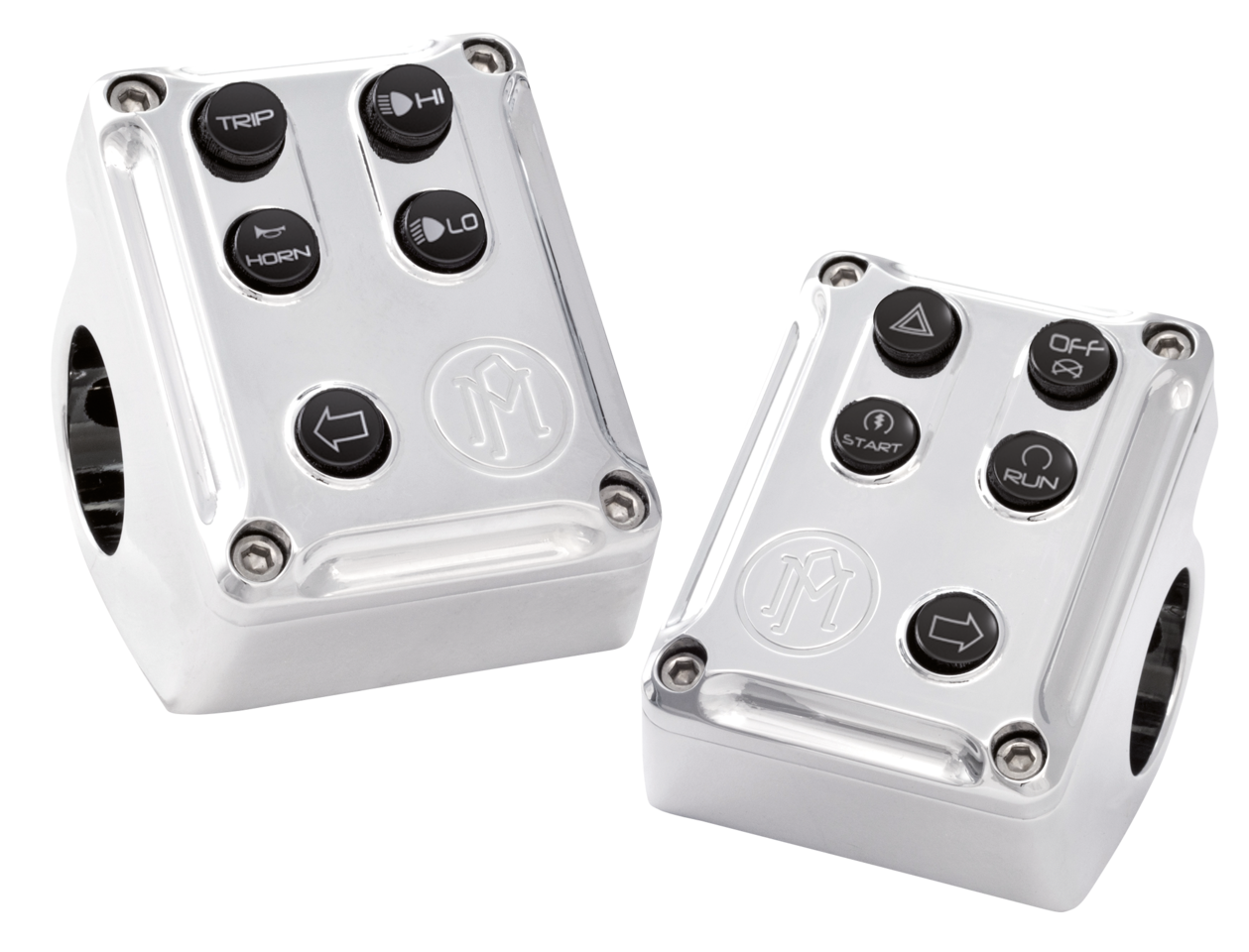 Performance Machine Pm 9/16" Hand Controls for OEM Can Bus Switchboards – Handlebar