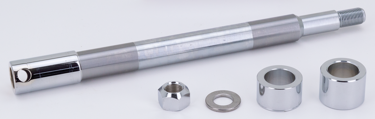 Zodiac Chrome Plated Front and Rear Axles – Wheel & Tire