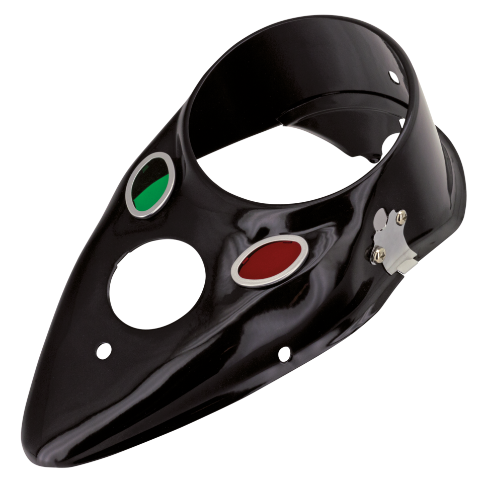V-Twin Cat-Eye Dash for Fat Bob Tank – Gauges & Dashes