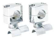 Zodiac Chrome Squared Billet Risers – Handlebar