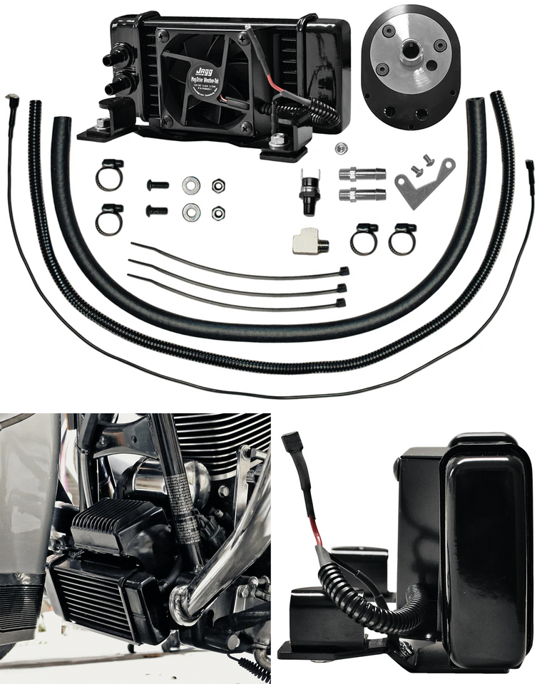 Jagg Fan Assist Low Mount Oil Cooler