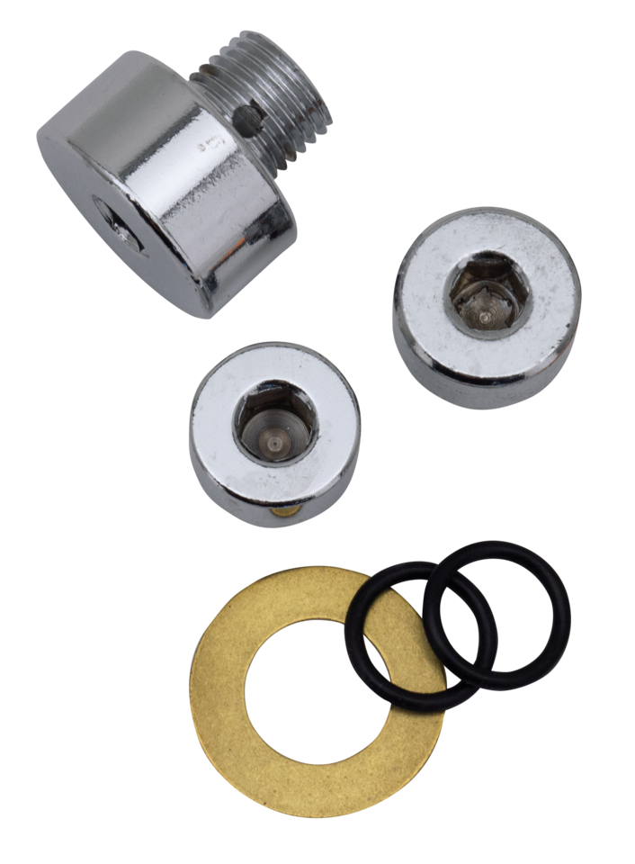 Midwest Acorn Nut Company Chrome Allen Head Oil Pump and Tappet Screen Plug Set – Engine