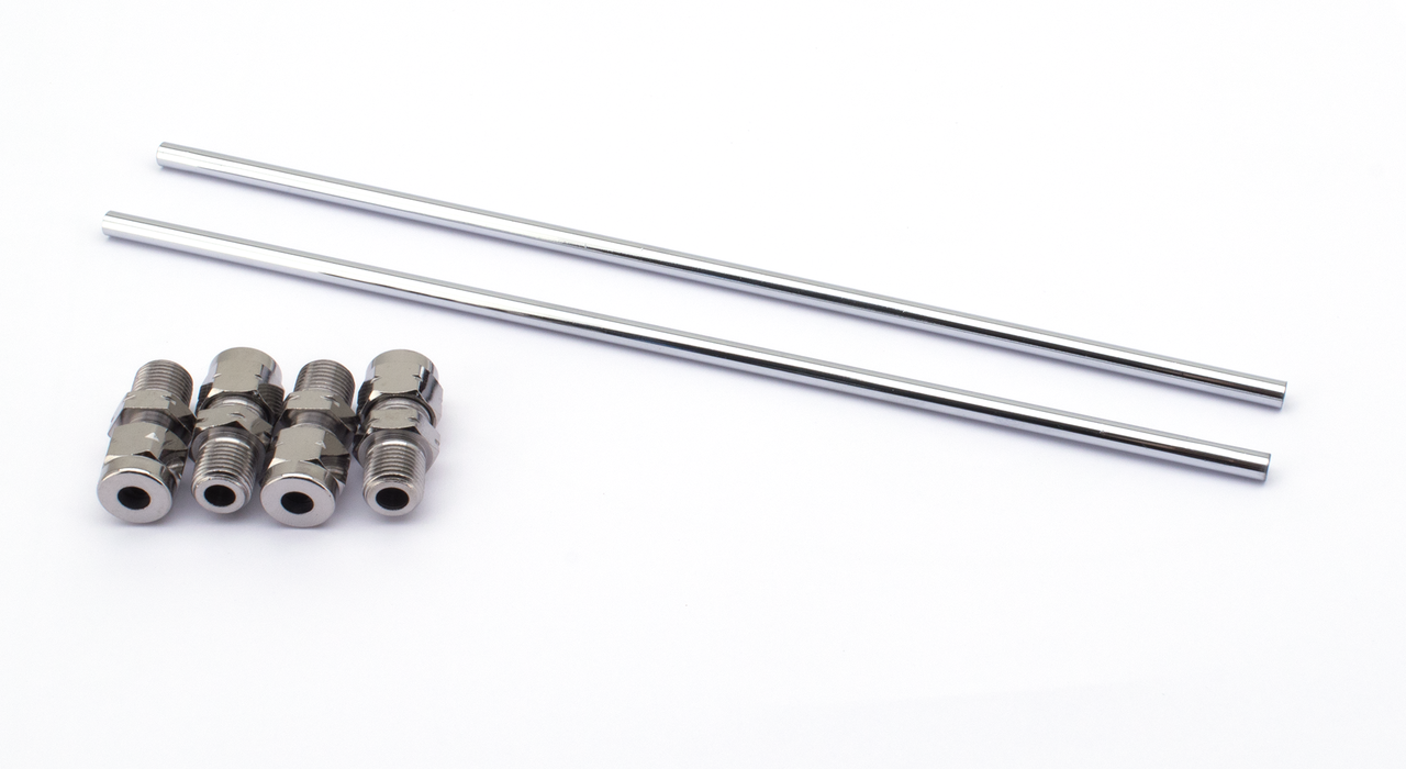 V-Twin Chrome Rocker Oil Lines – Engine