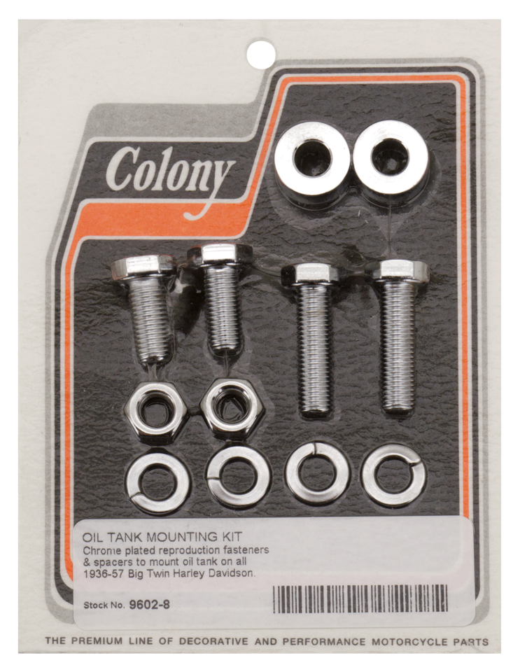 Colony Early Big Twin Oil Tank Mount Kit – Gas- & Oil Tank
