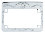 Zodiac Deluxe Chrome License Plate Frame – Electric & Light