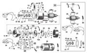 Eastern MC Parts 3-BRUSH "32E" & "52E" Generator Parts for Models 1932-1957 – Engine Electrics