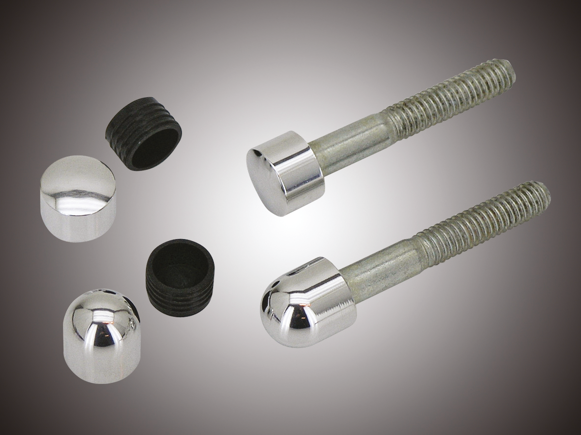 Alu Cap Aluminum and Chrome Covers for Allen Head Screws and Cylinder Head Bolts