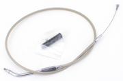 Zodiac T04 - Throttle & Idle Cable 1996-2015 Softail, 1996-2017 Dyna, 1996-2001 Carburetor Equipped Touring & 2007 to Present Sportster – Control Cables & Hydraulic Lines
