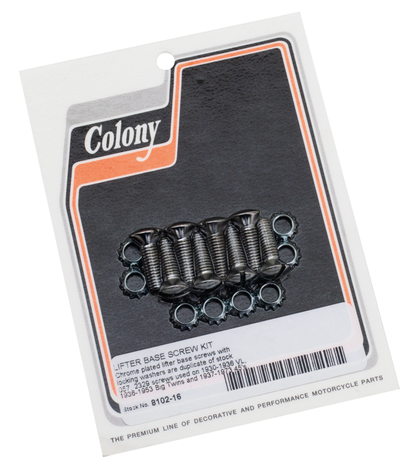 Colony Lifter Base & Tappet Block Screws – Hardware