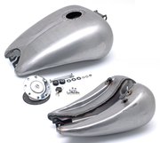 Zodiac One Piece 2" Stretched Smooth Top Steel Gas Tank for Dyna – Gas- & Oil Tank