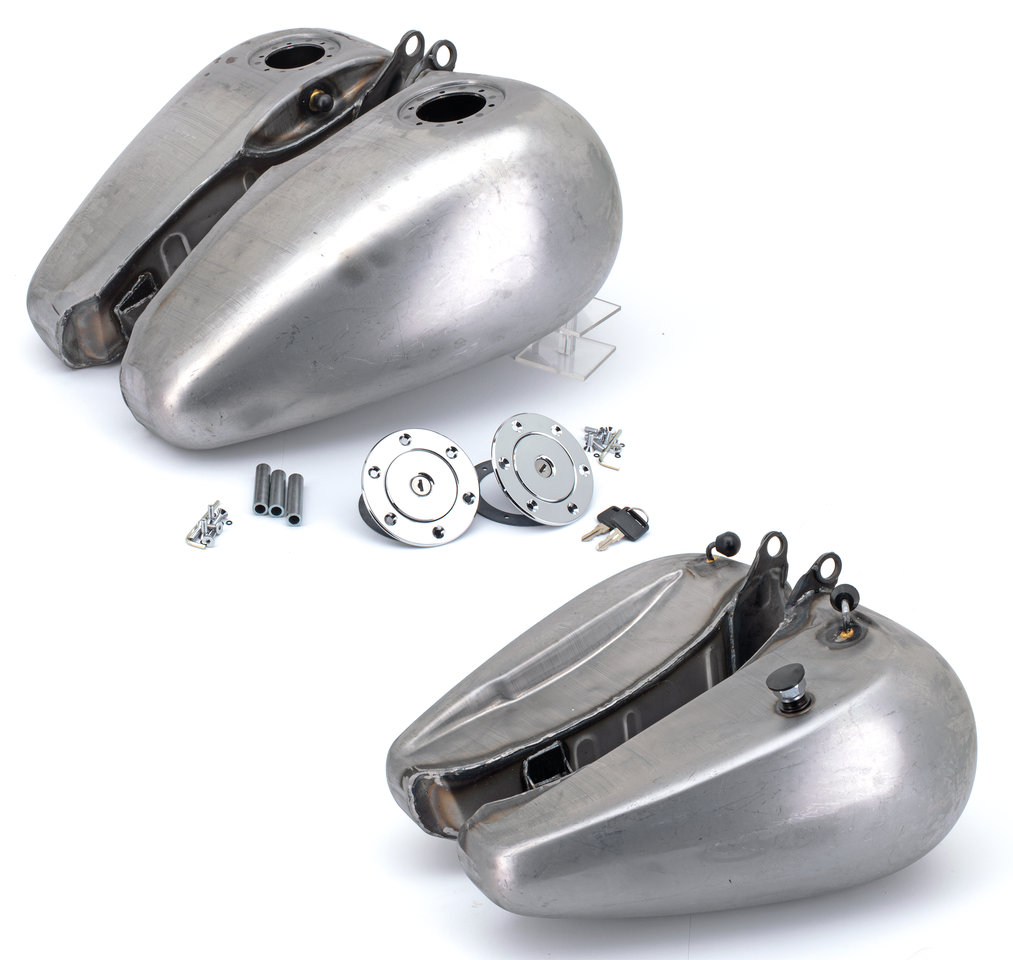 Zodiac "king" 6 Gallon Flat-Side Fat Bob Tank – Gas- & Oil Tank